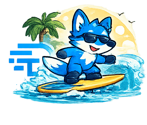 Scout the fox representing California