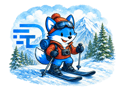 Scout the fox representing Colorado