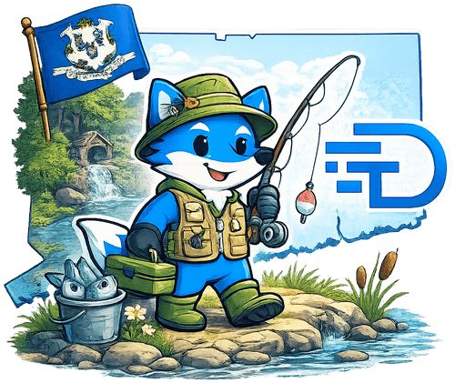 Scout the fox representing Connecticut