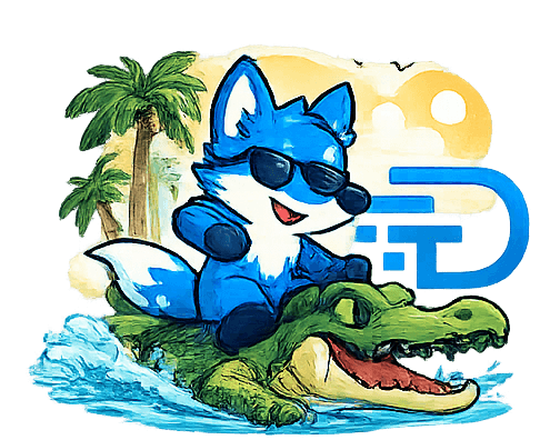 Scout the fox representing Florida
